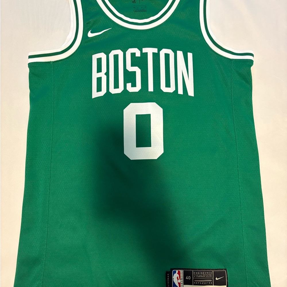 Nike Boston Celtics Green Jersey Jayson Tatum size 40